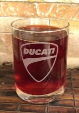 DUCATI - Collectible Whiskey Glass 8 Oz picture