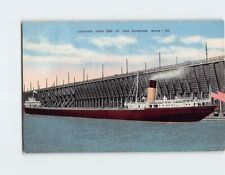 Postcard Loading Iron Ore at Two Harbors Minnesota USA picture