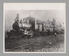 Vintage 1907 Photo Dardanelle & Russellville Railroad Load Of Cotton 044t AR picture