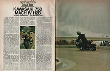 1974 Kawasaki 750 Mach IV H2B - 8-Page Vintage Motorcycle Road Test Article picture