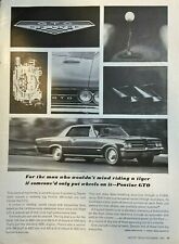 1963 Advertisement Pontiac GTO picture