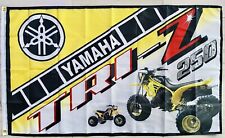 Yamaha Tri Z 250 ATV S ATC FLAG BANNER 1986 MAN CAVE GARAGE huffy torex atv picture