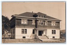Eugene Oregon OR Postcard RPPC Photo Mechanical Drawing House c1910's Antique picture