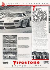 1988 Chevrolet Camaro Firestone Lime Rock Race Advertisement Print Art Car K33 picture