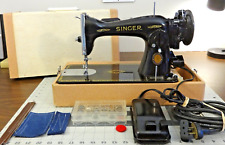 Centennial 1951 SINGER 15-91 Gear Drive Sewing Machine w/Case - SERVICED picture