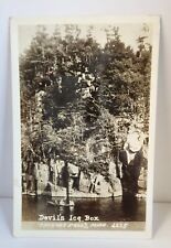 RPPC Devil's Ice Box Taylors Falls Minnesota 1948 Posted Real Photo Postcard Vtg picture