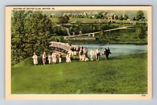 Skytop PA-Pennsylvania, Golfing At Skytop Club, Vintage Postcard picture