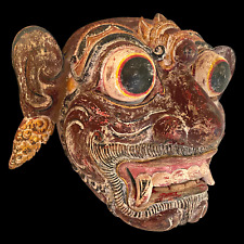 Balinese Rawana Mask Demon King Leyak Monster Rakshasa Hand carved wood carving picture