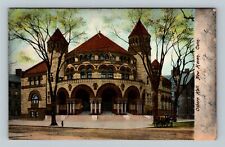 New Haven CT Osborn Hall at Yale University Connecticut c1909 Vintage Postcard picture