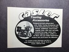 1975 Ad. Casler Touring Accessories. Motorcycle Accessories. Ontario, California picture