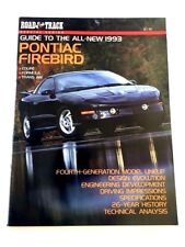 1993 Pontiac Firebird Trans Am 80-page Sales Brochure Guide by Road Track picture