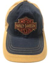 Vintage Harley Davidson Motorcycle Adjustable Hat Cap Excellent picture