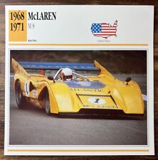 Cars of The World - USA Racing - Single Collector Card - 1968-1971 McLaren M 8 picture