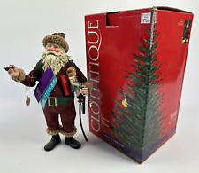 VTG Clothtique A Jolly Old Saint 713191 Christmas Figure Girl Book In Box picture
