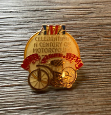 American Motorcycle Association AMA Lapel/Hat Pin - 1885 1985 Century of Motor picture