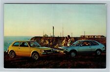 Automobile-1977 Honda CCVC & Accord, 2-Door Hardtop Models, Vintage Postcard picture
