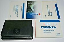 2005 SUZUKI FORENZA OWNERS MANUAL GUIDE BOOK SET WITH CASE OEM picture