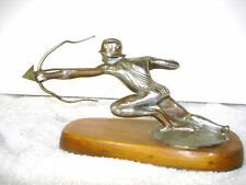 1928-1929 Pierce Arrow Archer Hood Ornament - Mounted Display picture