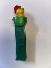 Vintage RARE PEZ Baby Chick Easter CHICKEN Hatching Egg Duck green picture