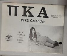 1971 Kansas State University Pi Kappa Alpha Dream Girl Calendar Sorority Girls  picture