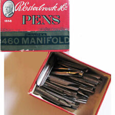Vintage New w/Box R Esterbrook Total 64 Pen Nibs Never Used, 460 Manifold picture
