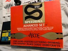 Vintage 1960’s Speedball Calligraphy Advanced Set W/Pens & Tips Text Book picture