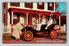 1905 International High Wheeler Automobile Vintage Souvenir Postcard picture