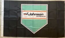 JOHNSON EVINRUDE CRUISER OMC SLED SNOWMOBILES FLAG BANNER SNOWMOBILE GARAGE picture
