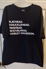 Harley Davidson T-shirt XL Flathead/Knucklehead/Panhead/Shovelhead picture