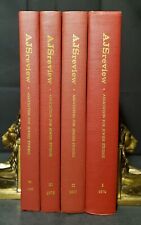 AJS Review Journal of the Association Jewish Studies Vol. 1,2,3,6 Hardcover picture