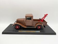 K13 Road Legends: 1934 Ford Pickup Wrecker Tow Truck Brown 1:18 Scale Diecast picture