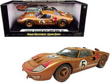 1966 Ford GT-40 MK II #5 Gold After Race (Dirty Version) 1/18 Diecast Model Car picture