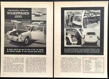 1965 VW Volkswagen 1500 Squareback Tom McCahill Station Wagon Road Test picture