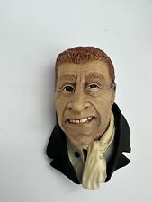 Vintage Bossons Chalkware Head Wall Mounted Dickens Uriah Heep Home Decor 1964 picture