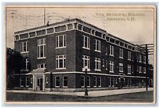 1917 New Municipal Building Entrance Dirt Road Aberdeen South Dakota SD Postcard picture