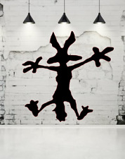 Wiley Coyote Wall Splat Wile E Coyote Hitting the Wall Vinyl Decal Sticker picture