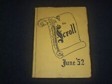 1952 JUNE HENRY SNYDER HIGH SCHOOL YEARBOOK - JERSEY CITY, NEW JERSEY - YB 2239 picture