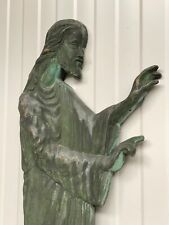 Exceptional & heavy Bronze Christ Sculpture - RARE & LARGE picture
