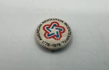 Vintage 1976 American Revolution Bicentennial Pin Button Pinback Small picture