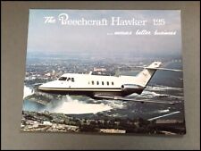 1972 1973 Beechcraft Hawker 125 Airplane Aircraft Vintage Sales Brochure Catalog picture