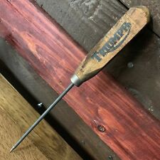 Triumph Motorcycles Advertising Ice Pick, Wood Handle, Antique Finish picture