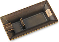Winston's The Churchill Antique Bronze Cigar Ashtray Durable With Cigar Holder picture