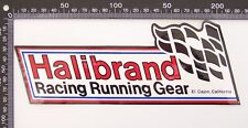 VINTAGE HALIBRAND RACING RUNNING GEAR CAR RACE SPONSOR ADVERTISING PROMO STICKER picture