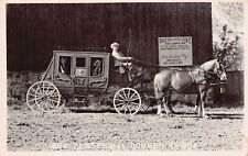 RPPC Neillsville WI Wisconsin Paulson Livery Stable Photo Vtg Postcard B62 picture