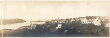 1916 Panoramic Monhegan Island Maine ME RPPC Photo Unfolded Postcard picture
