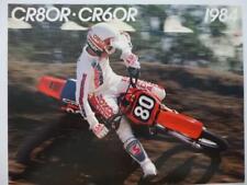 HONDA motorcycle brochure CR 80 R & 60 R  Uncirculated high quality color '84 NM picture