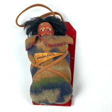 Skookum Indian Baby Papoose Doll Souvenir w/ Tag Mailer Niagara Falls 6