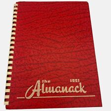 Vintage 1951 The Almanack Yearbook Franklin College Indiana picture