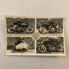 Tucks Postcard Motorcycle Racing Norton Moto Guzzi AJS Gilera-4 Vintage picture