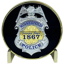 MINNEAPOLIS POLICE DEPARTMENT PD MPD WALK OFF BLUE FLU CHALLENGE COIN SORRY WE’R picture